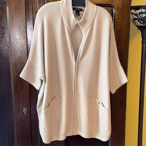 White House Black Market Tan Knit Sweater